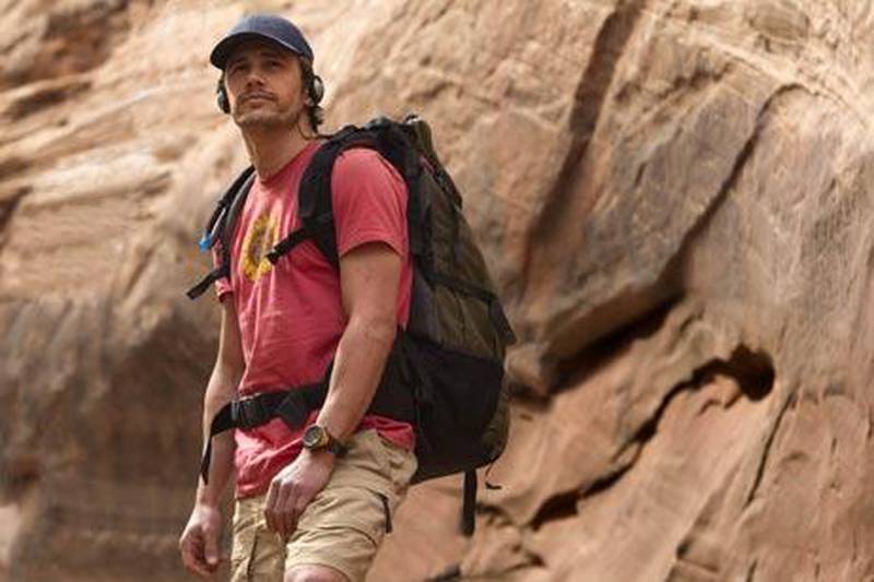 127 hours film still starring James Franco. Courtesy of Fox Searchlight Pictures.