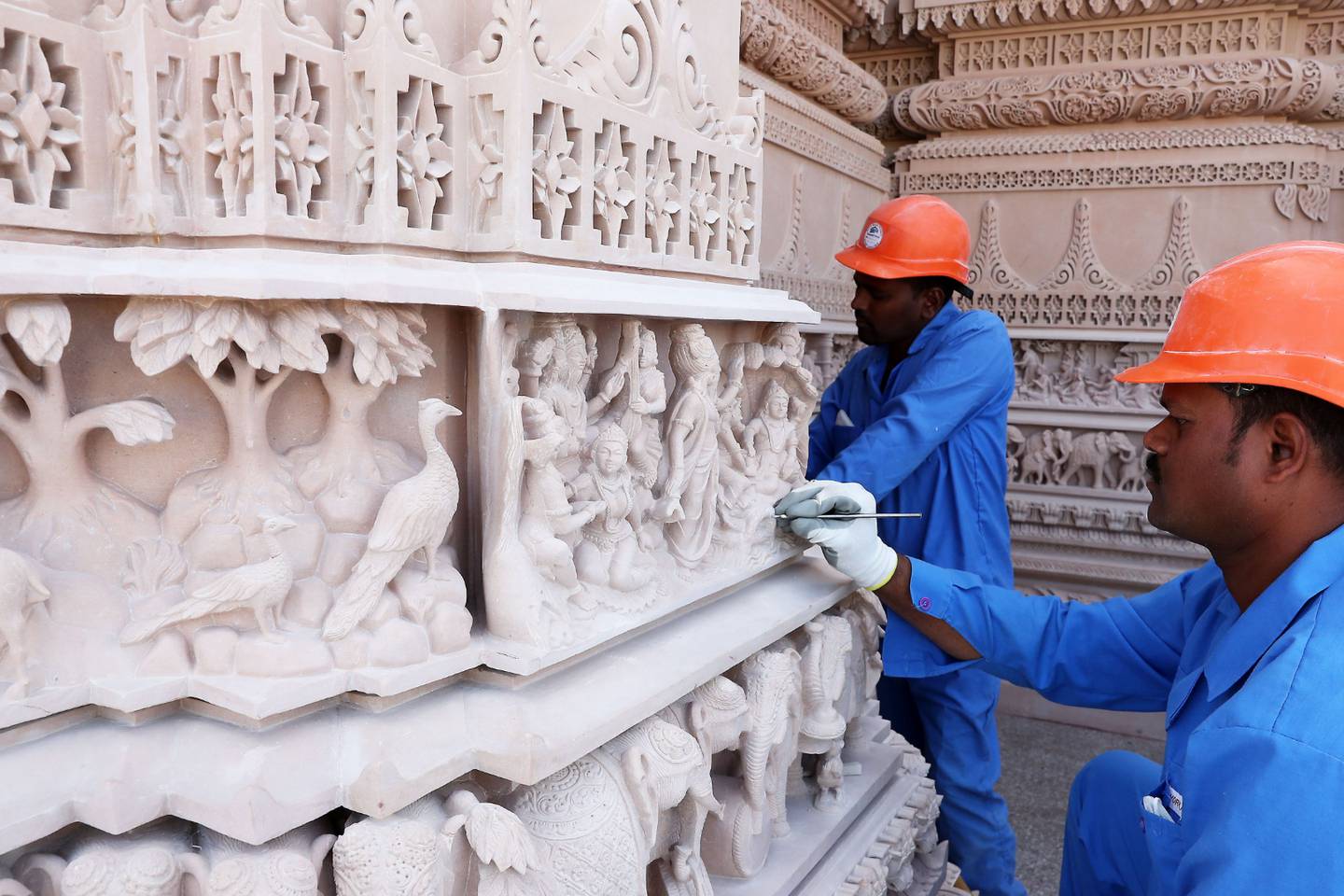 Abu Dhabi Hindu temple prepares for public opening