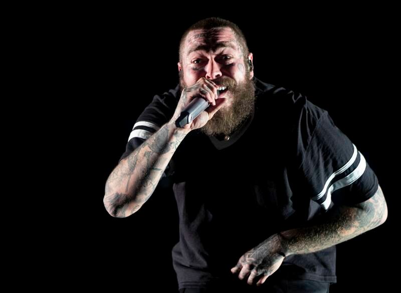 Rapper and singer Post Malone has joined a $12 million series A funding round into celebrity snack brand SkinnyDipped. Ruel Pableo for The National 