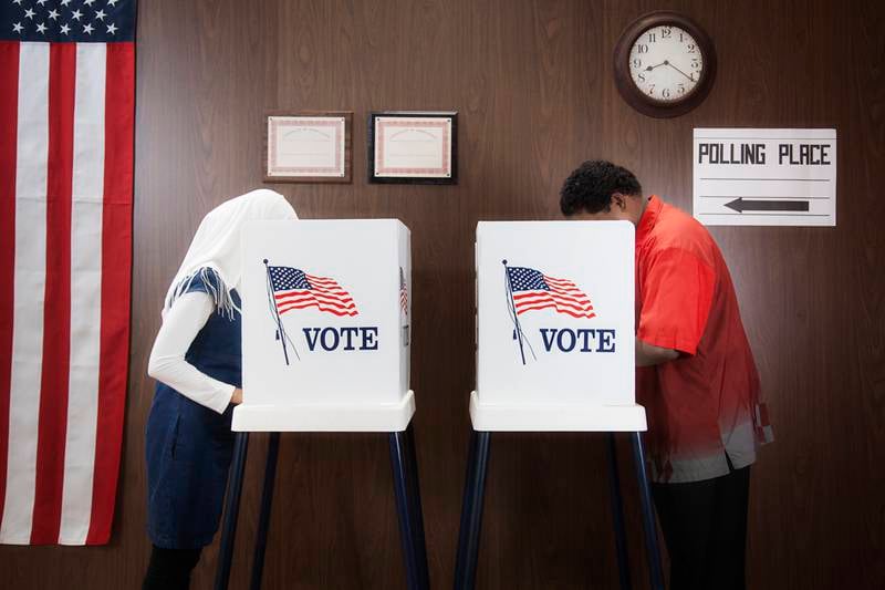 Arab Americans voting. Getty Images