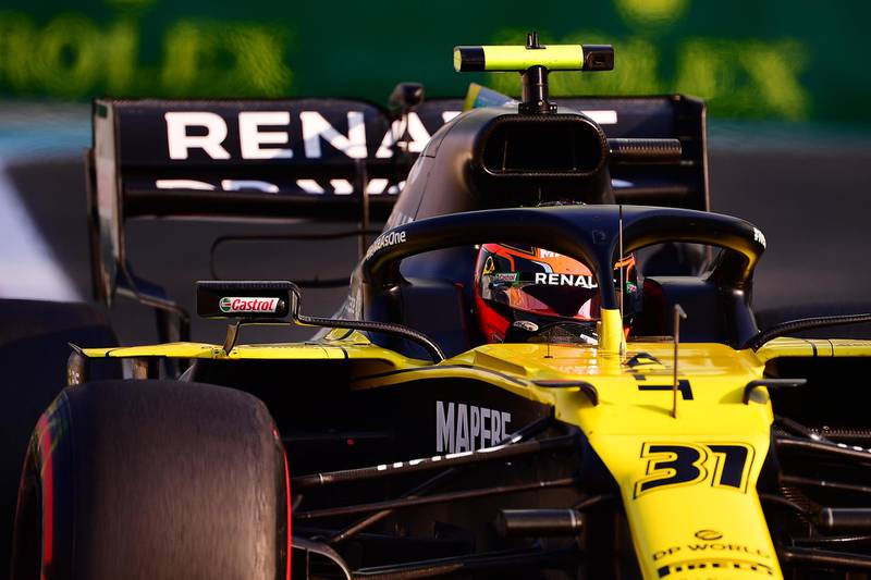 Esteban Ocon of France driving the (31) Renault Sport Formula One Team RS20 on track during final practice ahead of the F1 Grand Prix of Abu Dhabi at Yas Marina Circuit in Abu Dhabi. Getty Images