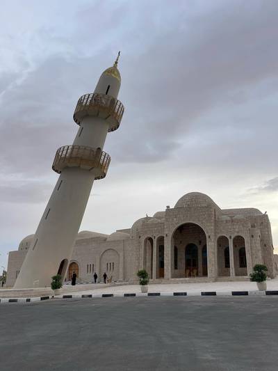 The mosque was built in five phases, with construction completed in 2022