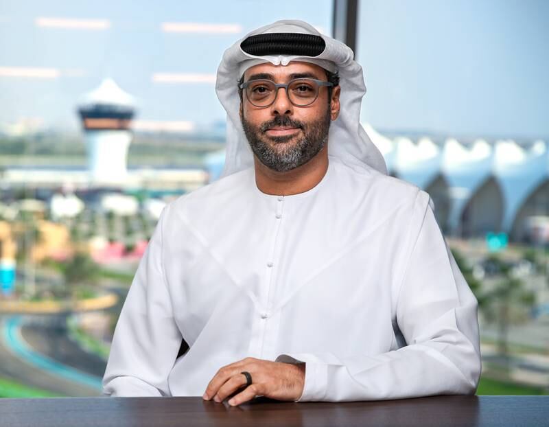 Saif Al Noaimi, chief executive officer of Ethara, the event management company behind the Abu Dhabi Grand Prix. Victor Besa / The National