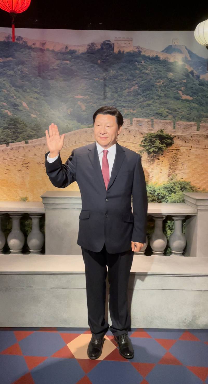 Chinese President Xi Jinping is also immortalised at Madame Tussauds Dubai