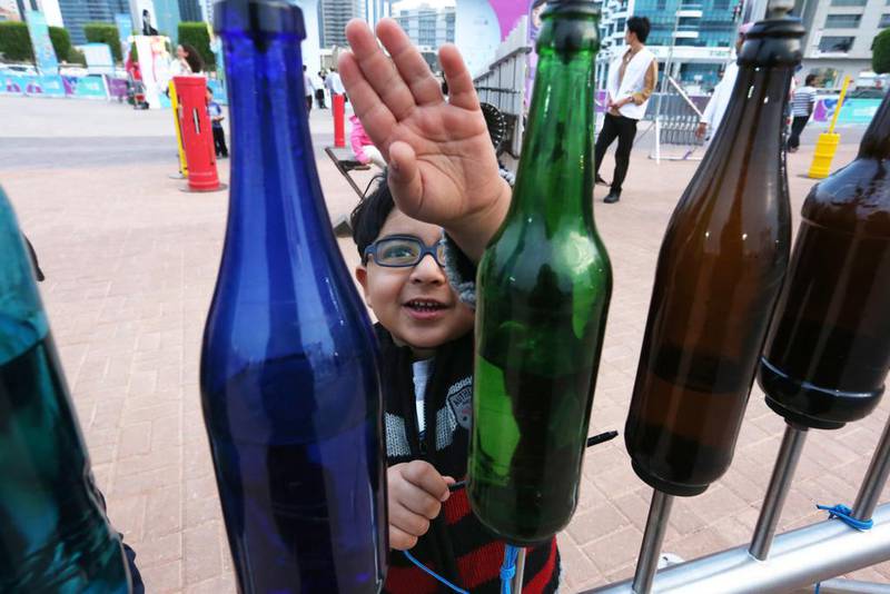 There was something for all ages at the third edition of the Abu Dhabi Science Festival on the capital’s Corniche this year. Fatima Al Marzooqi / The National 
