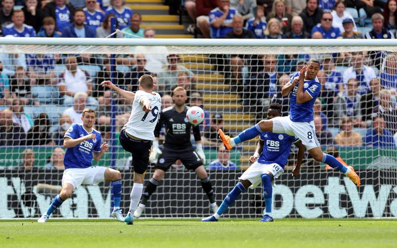 Left-back: Vitaliy Mykolenko (Everton) - Lashed home one of the goals of the season to give Everton the lead at Leicester. Mykolenko’s superb volley from the edge of the area could prove to be one of the most important goals of the season for his side. Reuters