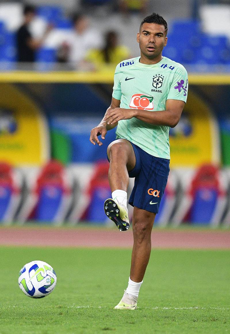Brazil midfielder Casemiro. AFP