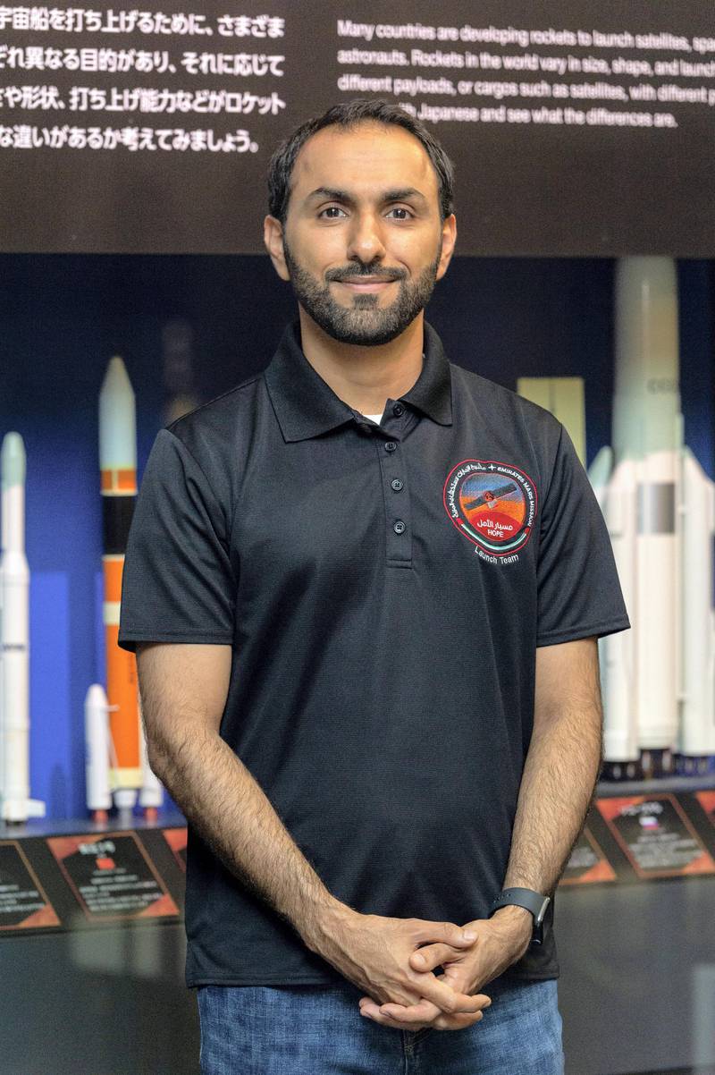 Omar Al Shehhi, lead of integration and testing of the Hoep spacecraft. Photo: Emirates Mars Mission