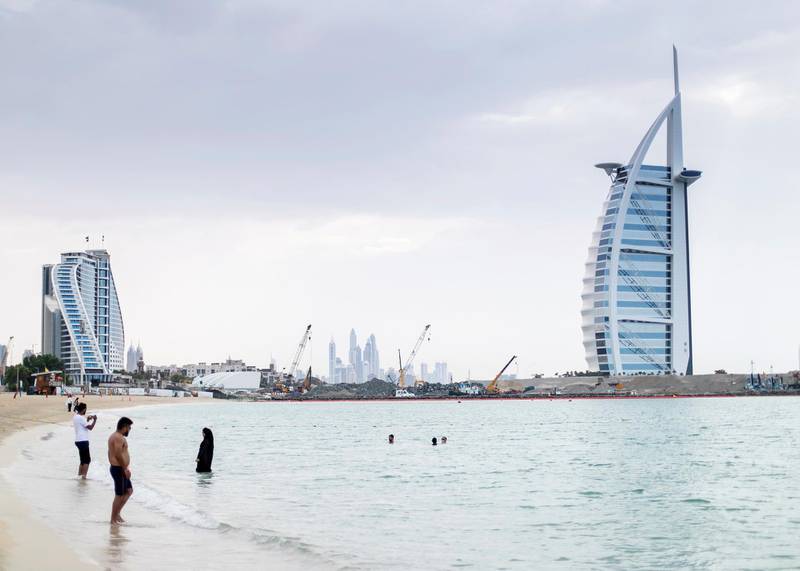 DUBAI, UNITED ARAB EMIRATES. 7 OCTOBER 2019. 
Clouds over Umm Suqeim beach.

(Photo: Reem Mohammed/The National)

Reporter:
Section: