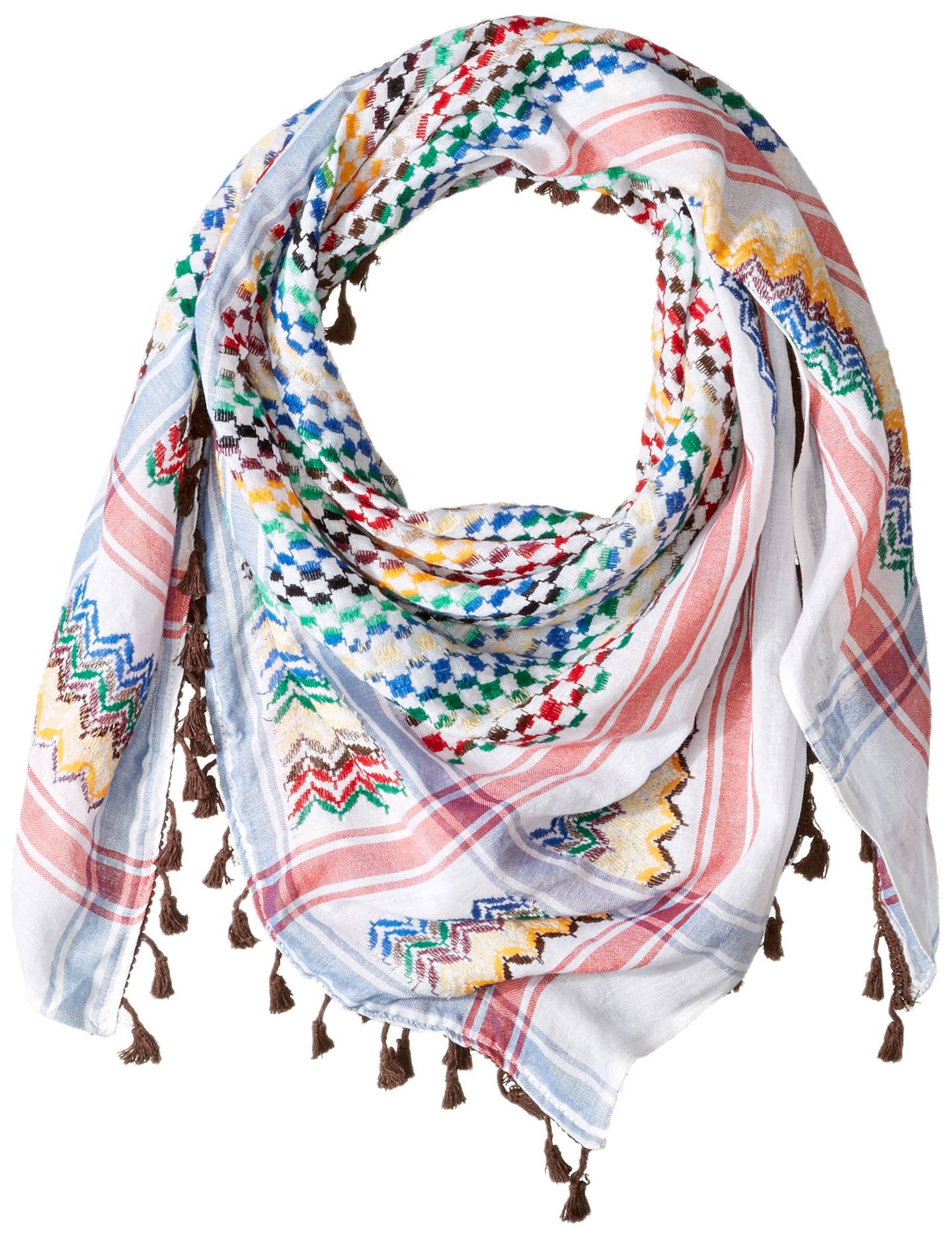 Herbawi creates scarves in an increasingly wide variety of colors.  Photo: Herbawi USA
