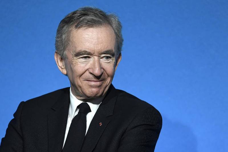 Bernard Arnault of France’s luxury group LVMH has a net worth of $131.8bn. He has been part of the centibillionaire group on and off since 2019. Photo: AFP