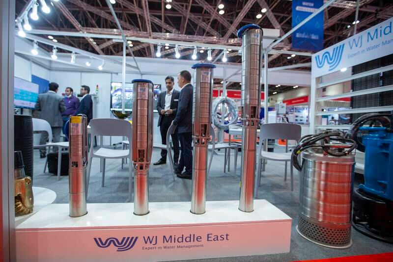The WJ Middle East exhibit.
