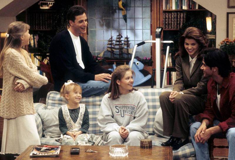 A still from the hit TV show 'Full House' which ran for 8 seasons between September 22, 1987 - May 23, 1995. Courtesy ABC