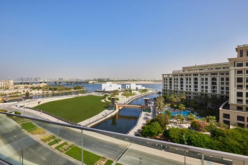 The property offers Dubai Creek views.