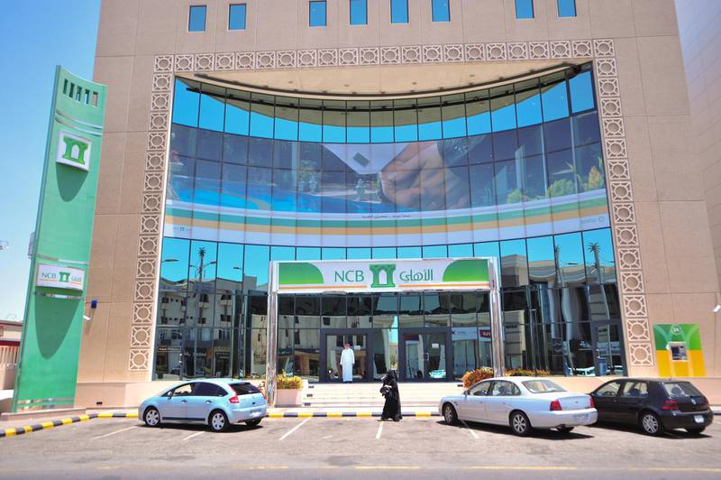  Jeddah, Saudi Arabia -- July 19, 2009 -- A National Commercial Bank (NCB) branch. Michael Bou-Nacklie for The National