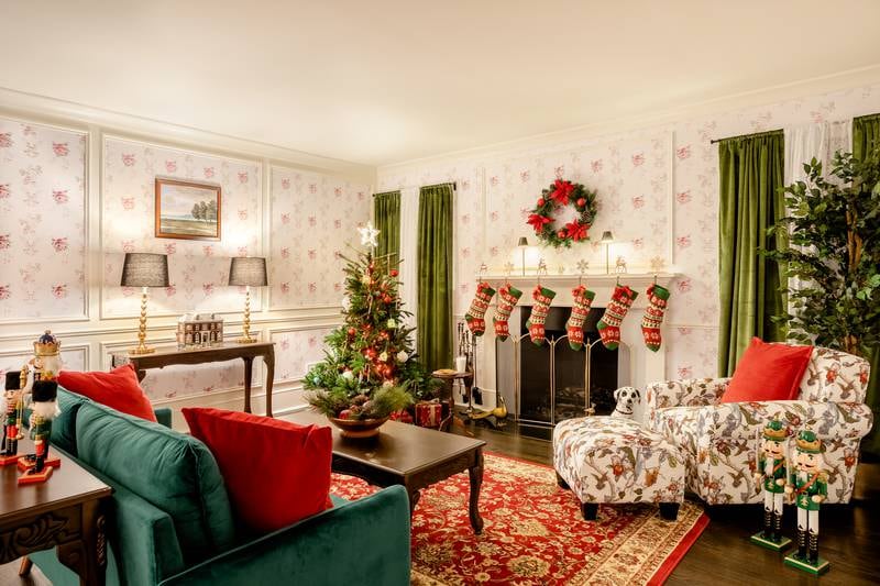 The one-night stay is sure to get you in the mood for Christmas.