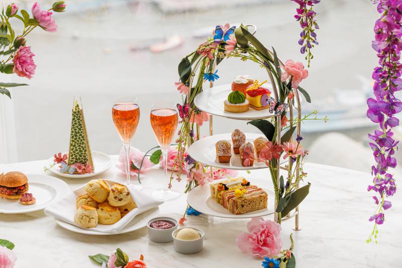 Afternoon tea is served in Ting. Photo: Shangri-La The Shard