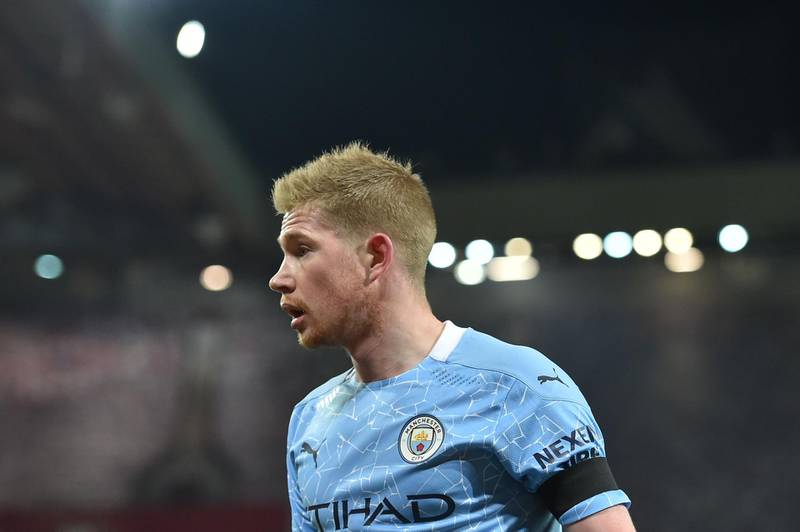 Kevin De Bruyne, 8 - Another great performance from the Belgian. He showed superior strength and skill throughout, and was unlucky to see his long-range shot bounce off the left post. AFP
