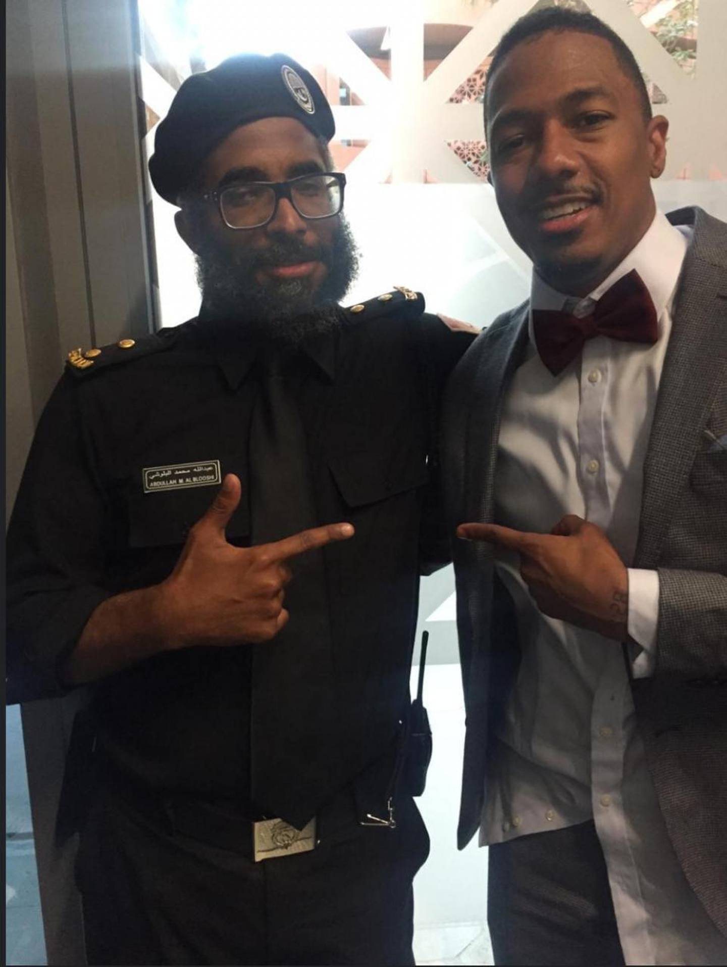 Rik Aby and Nick Cannon on the set of 'The Misfits'. Courtesy Milena Schwager
