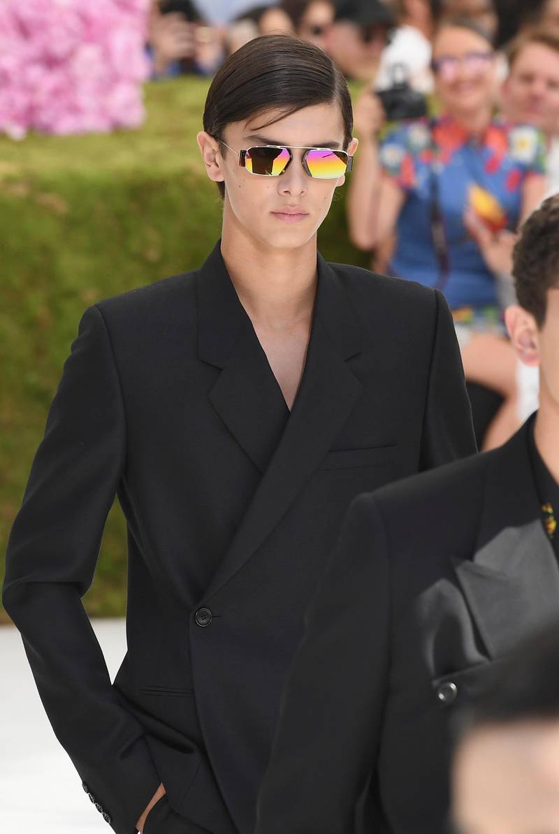 PARIS, FRANCE - JUNE 23:  Prince Nikolai of Denmark walks the runway during the Dior Homme Menswear Spring/Summer 2019 show as part of Paris Fashion Week on June 23, 2018 in Paris, France.  (Photo by Pascal Le Segretain/Getty Images)