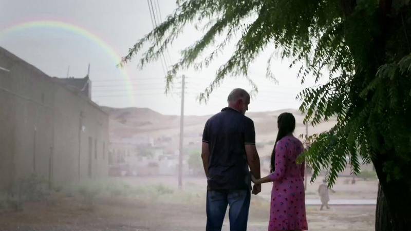 Stills from Colours of Arabia, a web series made by Fishtree Advertising about a grandfather teaching his blind granddaughter how to appreciate colour. Courtesy  Fishtree Advertising 