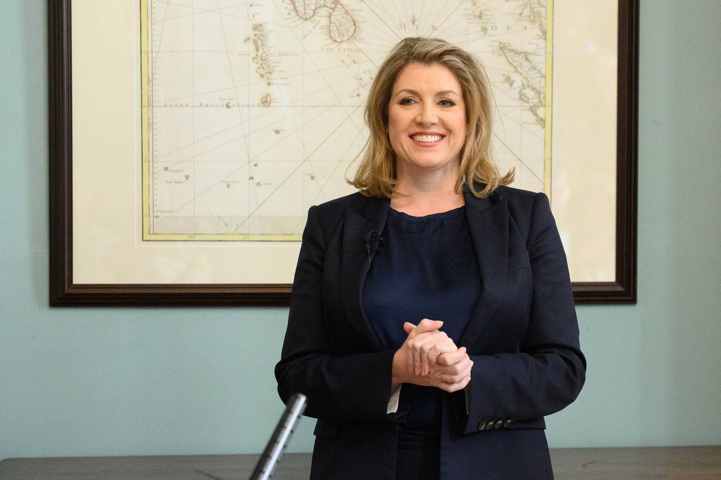 Penny Mordaunt has spoken of containing the fallout from the war in Syria. Getty 