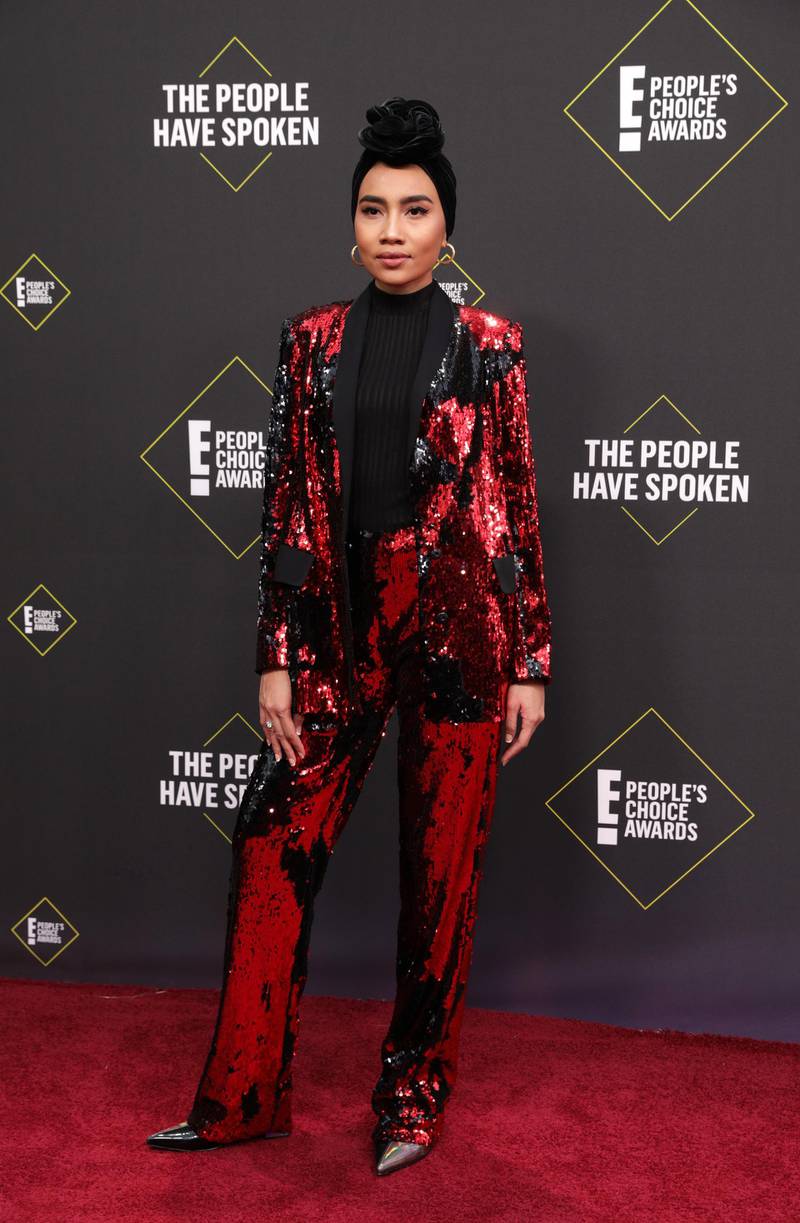 Yuna arrives at the 2019 People's Choice Awards in Santa Monica, California, on Sunday, November 10, 2019. Reuters