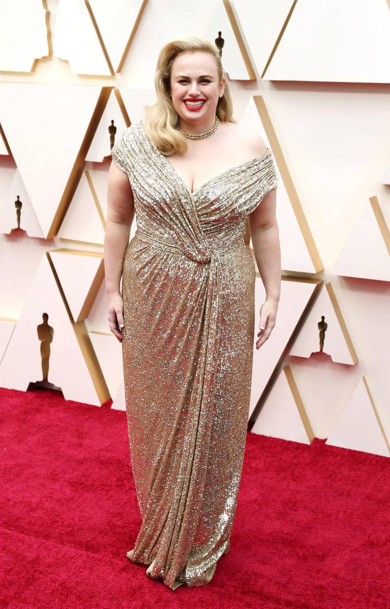 Rebel Wilson in custom Jason Wu at the 92nd annual Academy Awards ceremony at the Dolby Theatre in Hollywood, California, USA, 09 February 2020. EPA
