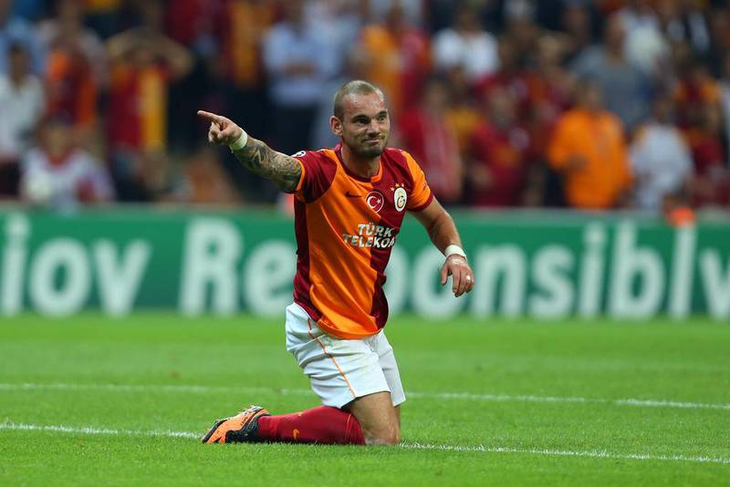 Wesley Sneijder has left Galatasaray after four years with the Turkish club. Burak Kara / Getty Images