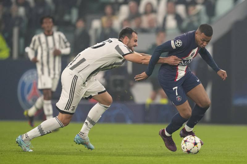 Federico Gatti 6 – Was turned far too easily by Mbappe for the opener. He even tried to foul the Frenchman, to no avail. Was booked soon after. He did, however, make a thumping challenge on Mbappe before the break that was cheered by the home crowd, and his intensity continued throughout. 

AP