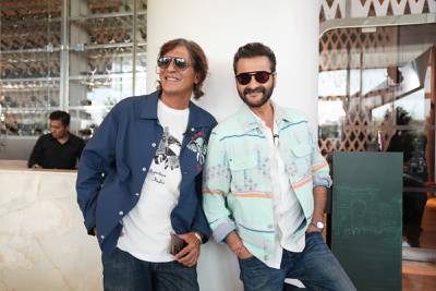 Actors Chunky Pandey and Sanjay Kapoor. Photo: IIFA