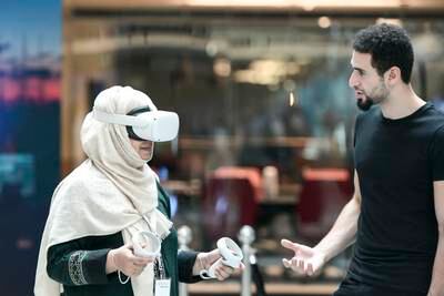 But Dubai hosted a "Metaverse Assembly" at the Museum of Future to explore its promise. Khushnum Bhandari / The National
