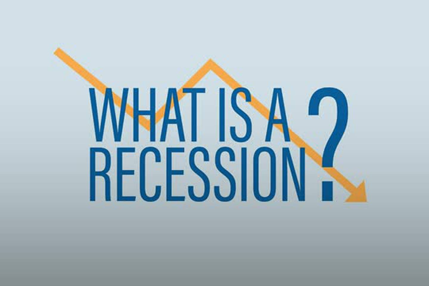 What is a recession?