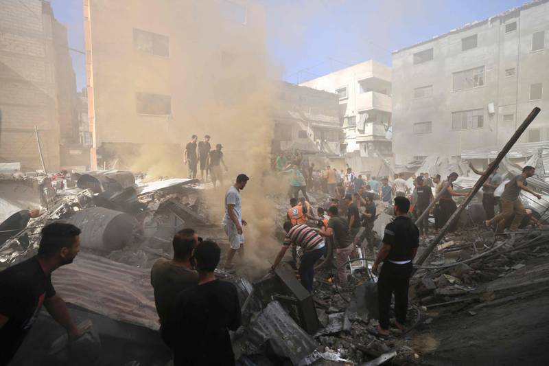 Israel has faced intense criticism for its bombing campaign of Gaza since October 7. AFP