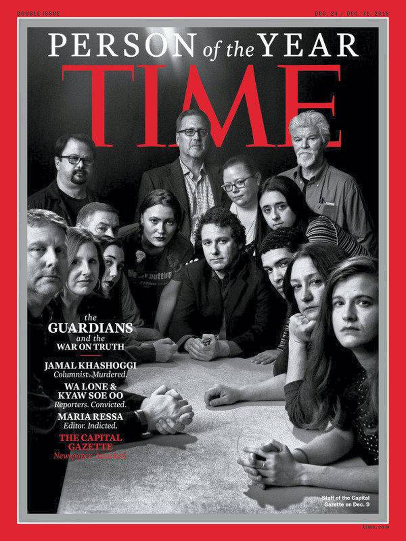 'Time' Person of the Year cover - The Capital Gazette