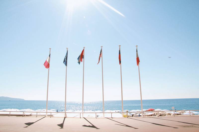 The hotel is on the seven-kilometre-long Promenade des Anglais. Unsplash