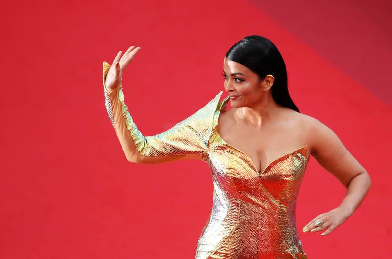 epa07585184 Indian actress Aishwarya Rai arrives for the screening of 'A Hidden Life' during the 72nd annual Cannes Film Festival, in Cannes, France, 19 May 2019. The movie is presented in the Official Competition of the festival which runs from 14 to 25 May.  EPA-EFE/IAN LANGSDON