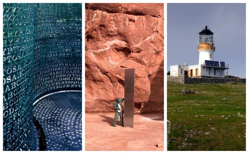 Kryptos at the CIA headquarters, the Utah monolith and the disappearance of Flannan Isle lighthouse keepers are among famous unsolved mysteries that will whet any budding Sherlock's appetite. AP, Alamy