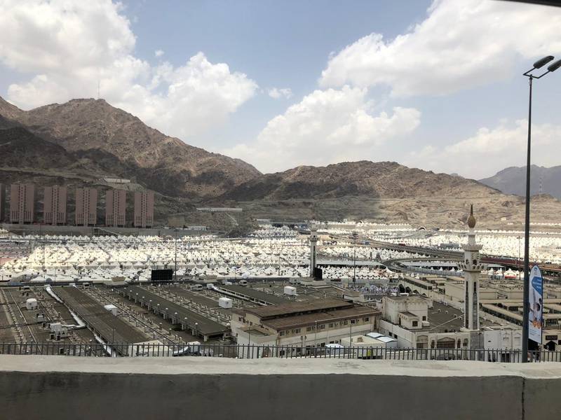 The tent city in Mina. Balquees Basalom / The National 