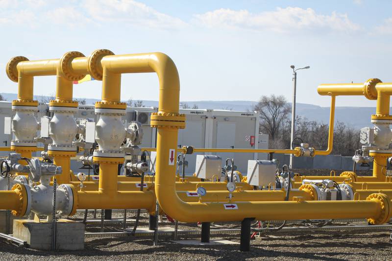 The EU imported 155 billion cubic metres of natural gas from Russia in 2021, according to the IEA. AP Photo