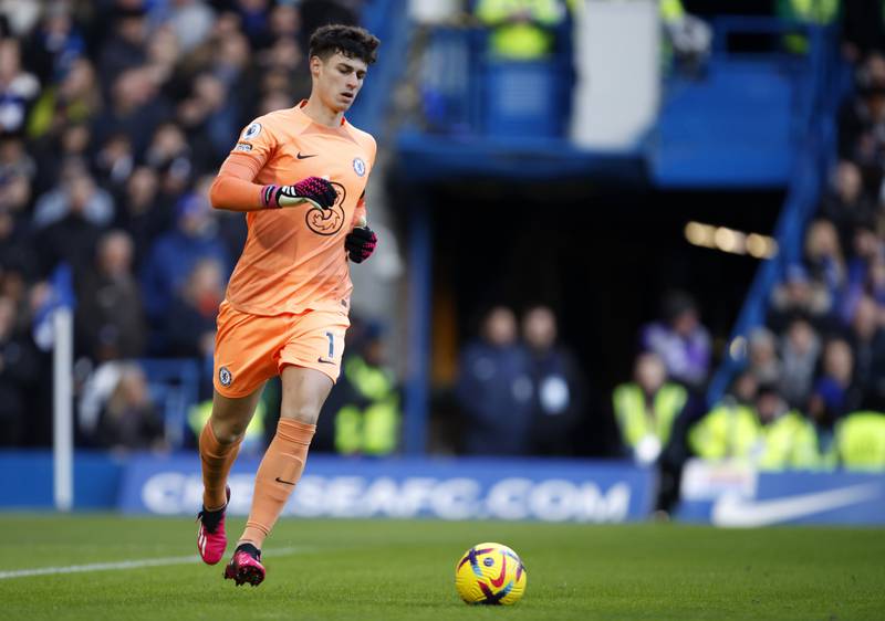 CHELSEA RATINGS: Kepa Arrizabalaga – 8: Missed a cross from Olise in the first half but recovered well to save from Mitchell in the same attacking phase. He then made another save to deny Olise. His best contribution was keeping Schlupp’s header at bay on the stroke of half-time, which kept the Blues in it. In the second half, he saved at full stretch to deny Doucoure. AP 