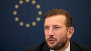 European Commissioner for the Environment, Oceans and Fisheries Virginijus Sinkevicius told The National the UAE can lead the conversation on green energy transition. EPA
