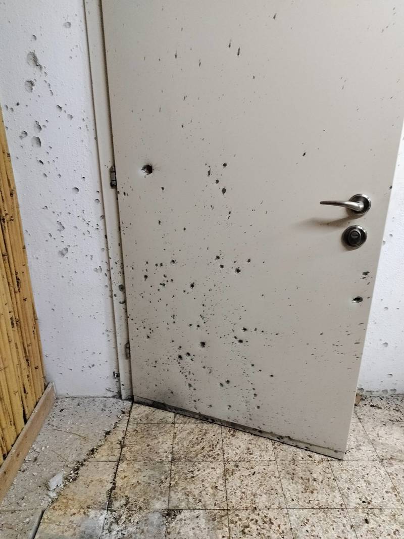 Hamas militants made several attempts to break into the room where nurses Sabitha Baby and Meera Mohanan were hiding together with their patients.