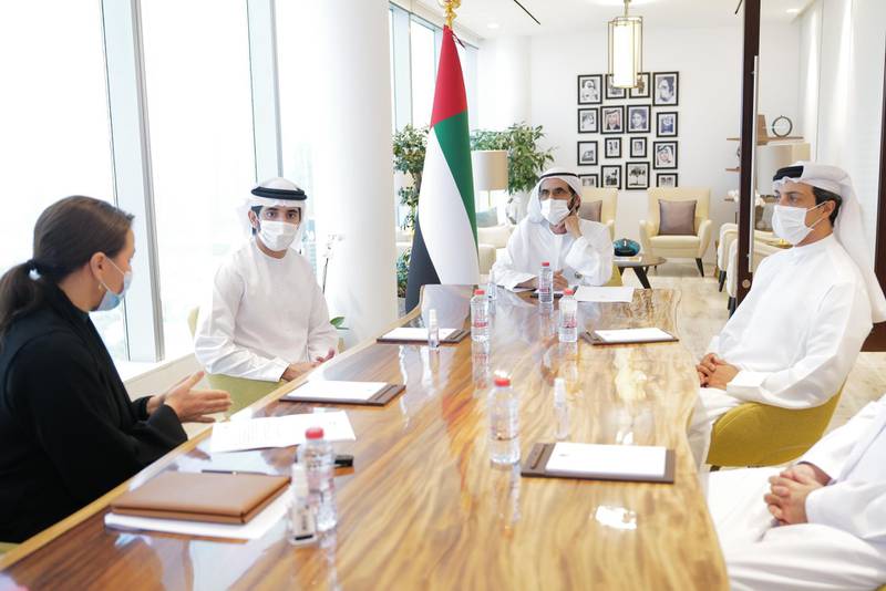 Sheikh Mohammed bin Rashid, Vice President and Ruler of Dubai, held talks with Mariam Al Mheiri, Minister of State for Food Security. Wam