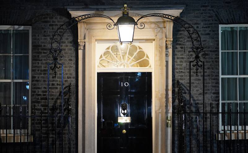 Downing Street, where parties were held in lockdown.