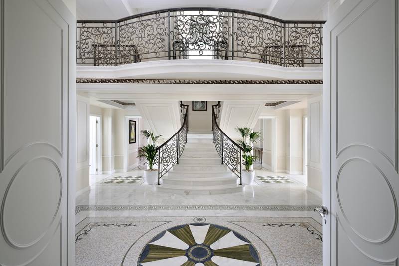Imperial Suite's entrance at Palazzo Versace dubai. Courtesy Palazzo Versace Dubai