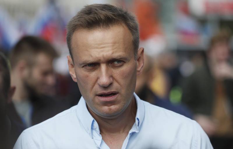 Russian Opposition activist Alexei Navalny attends a rally in support of opposition candidates in the Moscow City Duma elections in downtown of Moscow. EPA, file