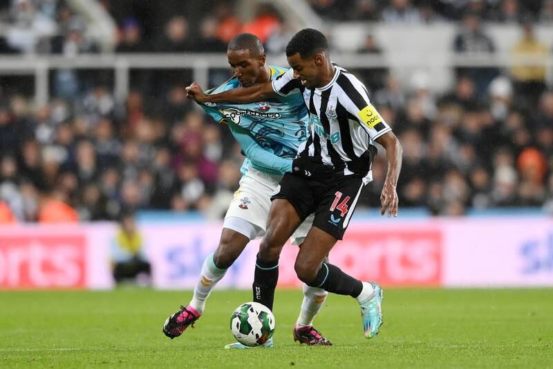 Ibrahima Diallo 5: Lucky to avoid early booking for blatant shove on Guimaraes as Saints were overran by Newcastle midfield. Passing was poor and performance nowhere near as impressive as first leg. Getty