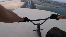 Cyclists arrested over 'dangerous stunts' on top of Abu Dhabi bridge