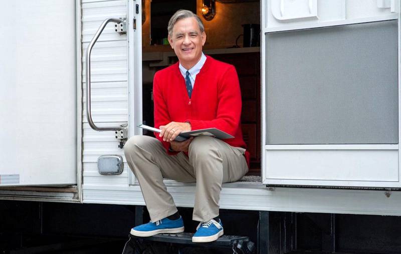 Tom Hanks could win another Oscar in his role as beloved US television personality Fred Rogers. TriStar Pictures